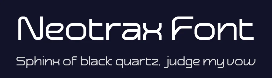 Neotrax Font by Second Son Radiance — Display Font — thumbnail 2