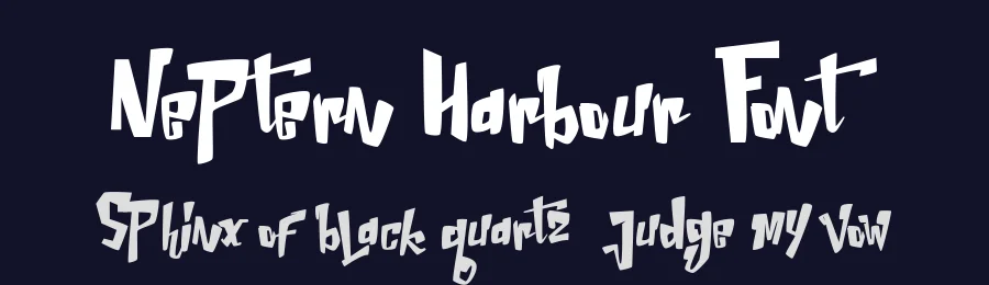 Neptern Harbour Font by Dirtyline Studio — Display Font — thumbnail 2