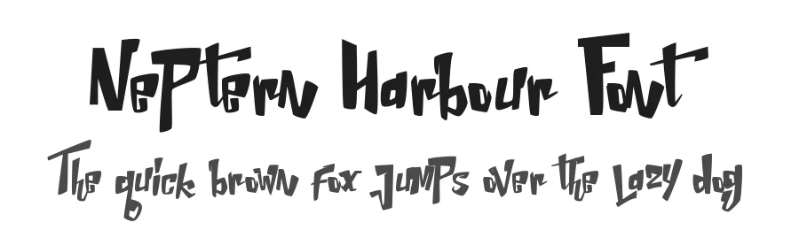 Neptern Harbour Font by Dirtyline Studio — Display Font