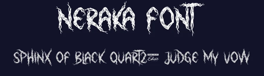 Neraka Font by edricstudio — Display Font — thumbnail 2