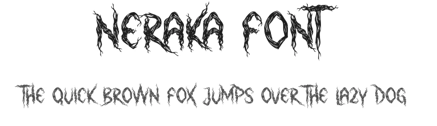 Neraka Font by edricstudio — Display Font
