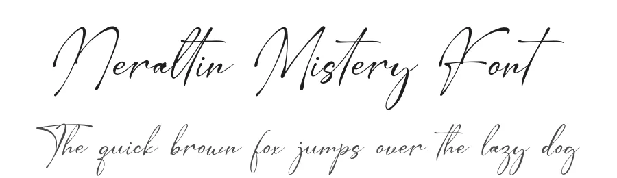 Neraltin Mistery Font by Denustudios — Script Handwritten Font