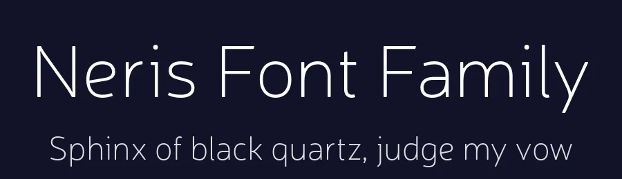 Neris Font Family by Eimantas Paškonis — Decorative Font — thumbnail 2