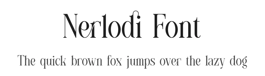 Nerlodi Font by Denustudios — Decorative Font