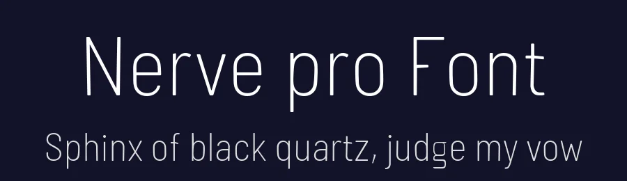 Nerve pro Font by Webhance Studio — Sans Serif Font — thumbnail 2