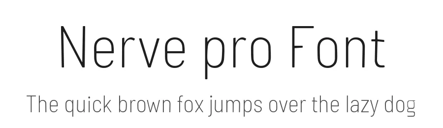 Nerve pro Font by Webhance Studio — Sans Serif Font
