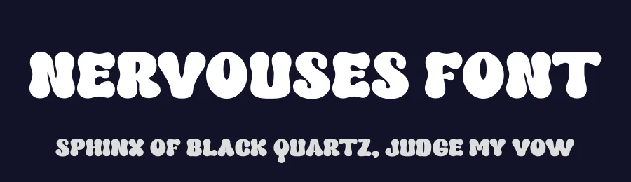 Nervouses Font by Absonstype — Display Font — thumbnail 2