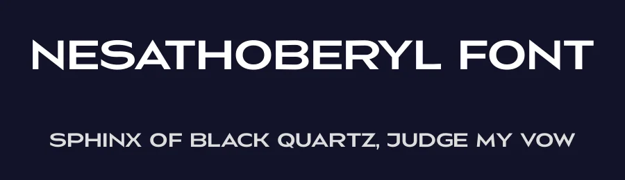 NesathoBeryl Font by gluk — Sans Serif Font — thumbnail 2