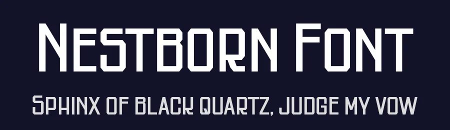 Nestborn Font by BrandSemut — Display Font — thumbnail 2