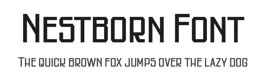 Nestborn Font by BrandSemut — Display Font
