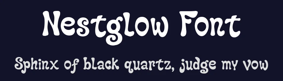 Nestglow Font by letterhanna — Decorative Font — thumbnail 2