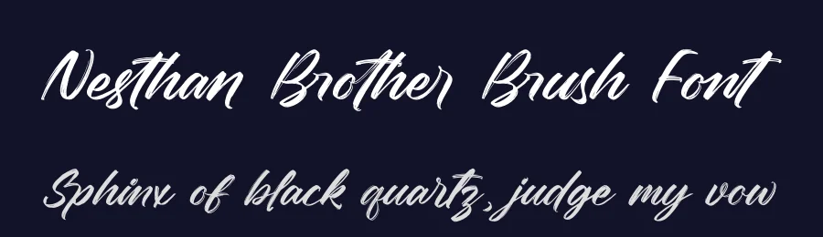 Nesthan Brother Brush Font by letterenastudios — Script Handwritten Font — thumbnail 2