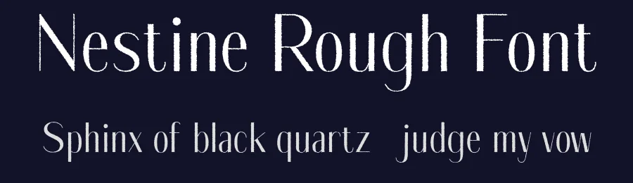 Nestine Rough Font by craftsupplyco — Sans Serif Font — thumbnail 2