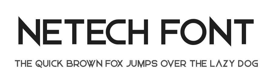 Netech Font by hayoyuka8 — Display Font