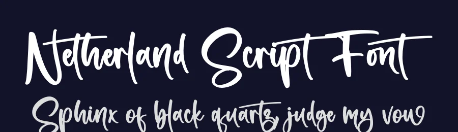 Netherland Script Font by afterpaper — Script Handwritten Font — thumbnail 2