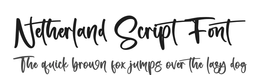 Netherland Script Font by afterpaper — Script Handwritten Font
