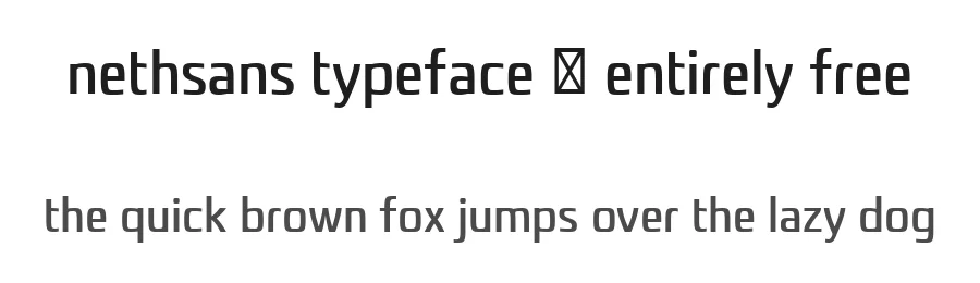 Nethsans Typeface β Entirely Free by HeerHugo β Sans Serif Font
