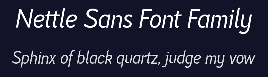 Nettle Sans Font Family by Duck Soup Design — Sans Serif Font — thumbnail 2
