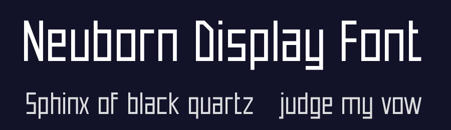 Neuborn Display Font by HIRO.std — Display Font — thumbnail 2