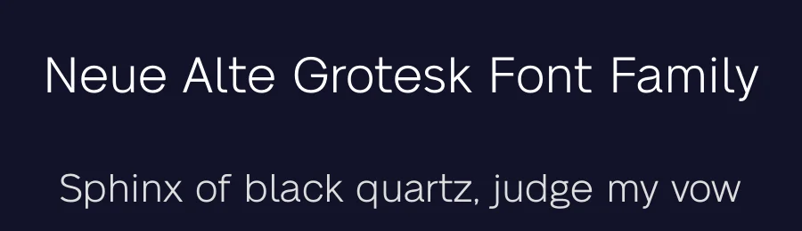 Neue Alte Grotesk Font Family by VisualWorks — Sans Serif Font — thumbnail 2