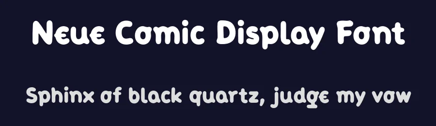 Neue Comic Display Font by unio creative solutions — Decorative Font — thumbnail 2