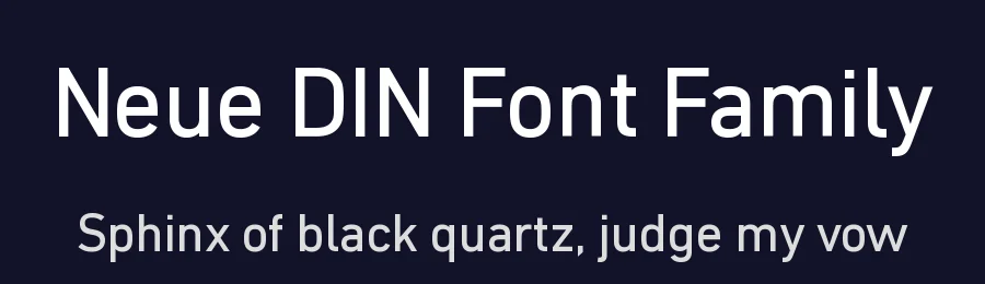 Neue DIN Font Family by Fontwerk — Decorative Font — thumbnail 2