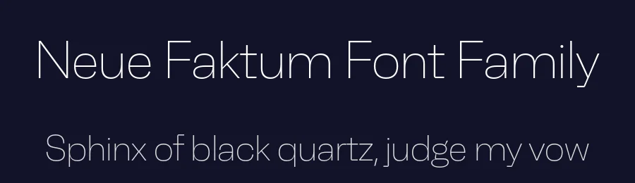Neue Faktum Font Family by Rene Bieder — Decorative Font — thumbnail 2