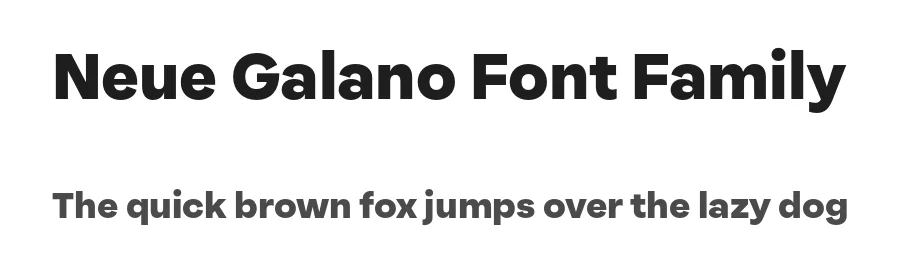 Neue Galano Font Family by Rene Bieder — Decorative Font