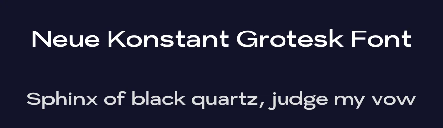 Neue Konstant Grotesk Font by Stephen French — Sans Serif Font — thumbnail 2