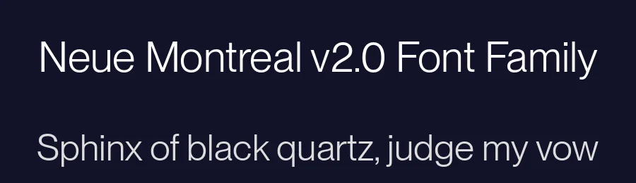 Neue Montreal v2.0 Font Family by Pangram Pangram — Sans Serif Font — thumbnail 2