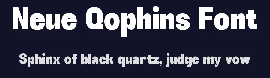 Neue Qophins Font by zeenesia — Sans Serif Font — thumbnail 2