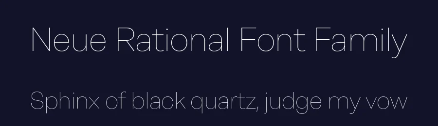 Neue Rational Font Family by Rene Bieder — Decorative Font — thumbnail 2