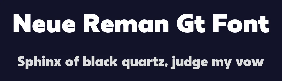 Neue Reman Gt Font by Propertype — Decorative Font — thumbnail 2