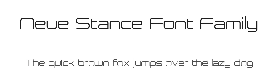 Neue Stance Font Family by jetsmax — Sans Serif Font