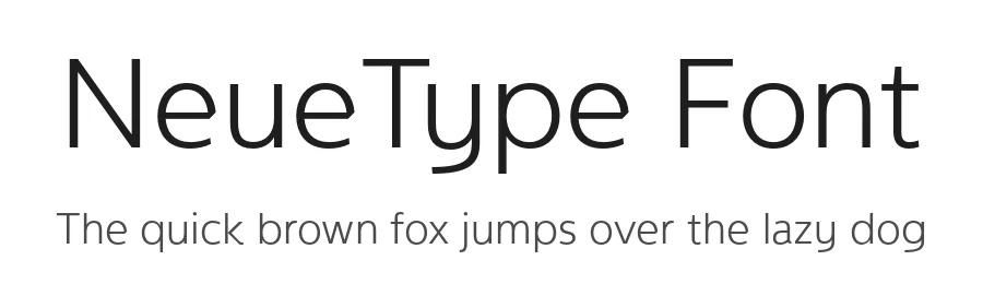 NeueType Font by Nikolay Savchuk — Sans Serif Font