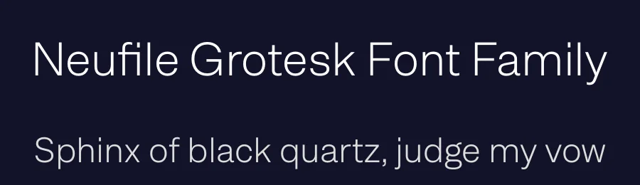 Neufile Grotesk Font Family by Halbfett — Sans Serif Font — thumbnail 2