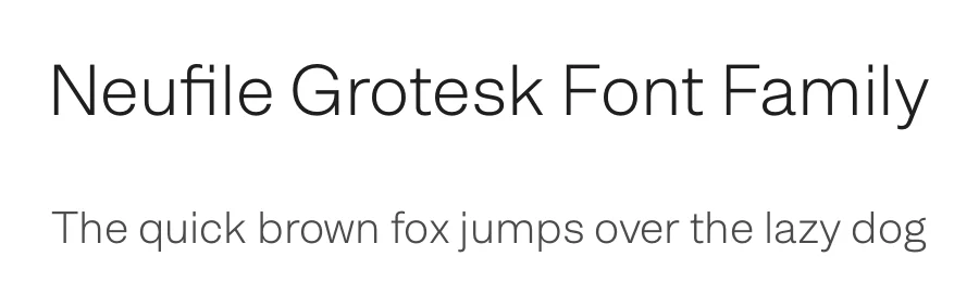 Neufile Grotesk Font Family by Halbfett — Sans Serif Font