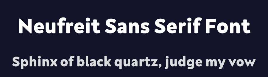 Neufreit Sans Serif Font by Wahyu & Sani Co. — Sans Serif Font — thumbnail 2