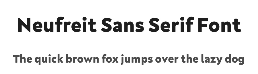 Neufreit Sans Serif Font by Wahyu & Sani Co. — Sans Serif Font