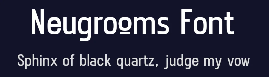 Neugrooms Font by zamjumps-studio — Sans Serif Font — thumbnail 2