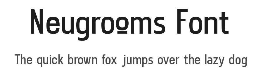 Neugrooms Font by zamjumps-studio — Sans Serif Font