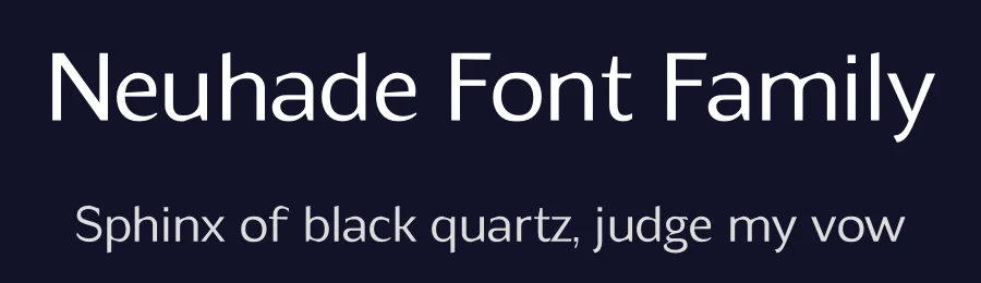 Neuhade Font Family by Sronstudio — Sans Serif Font — thumbnail 2