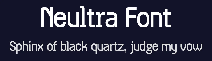 Neultra Font by roomspace.cl — Decorative Font — thumbnail 2