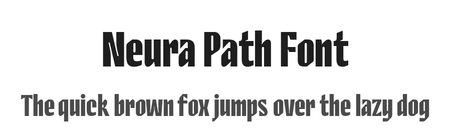 Neura Path Font by Four Lines Std — Sans Serif Font