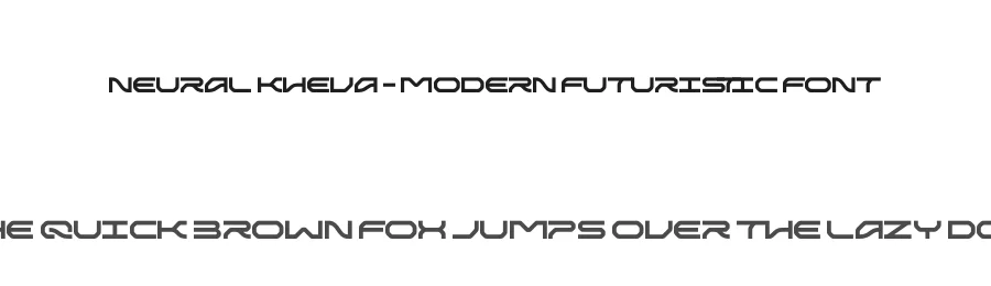 Neural Kheva – Modern Futuristic Font by timelesstype.co — Display Font