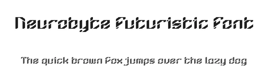 Neurobyte Futuristic Font by PutraCetol Studio — Display Font
