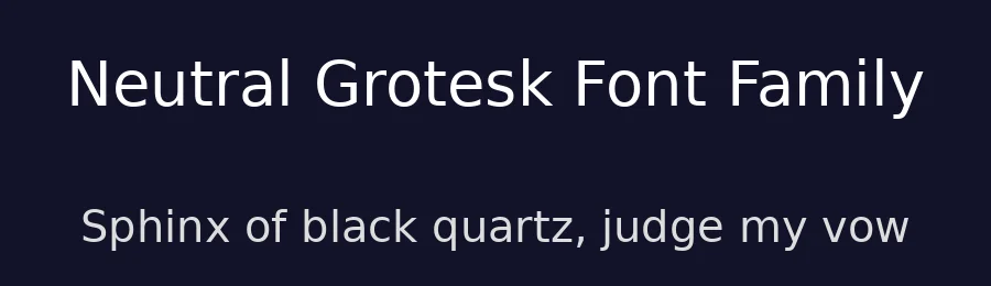 Neutral Grotesk Font Family by Nawras Moneer — Sans Serif Font — thumbnail 2
