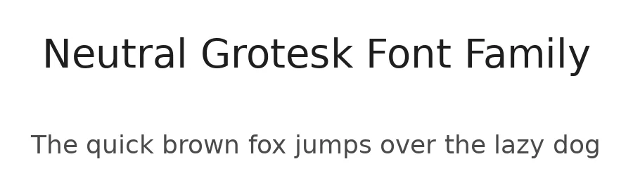 Neutral Grotesk Font Family by Nawras Moneer — Sans Serif Font