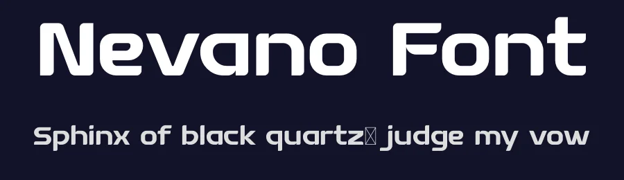 Nevano Font by Skillyas Studio — Display Font — thumbnail 2