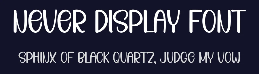 Never Display Font by inermediaSTUDIO — Display Font — thumbnail 2